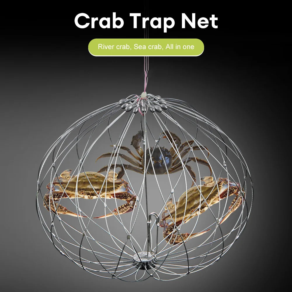 Zusammenklappbares Easy Open Trap Stahl Angelsnetz | Brehn