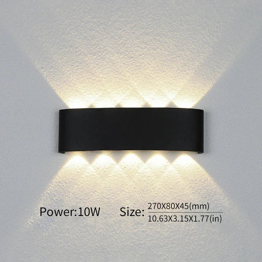 Modern lighting, indoor or outdoor: The versatile LED wall lamp