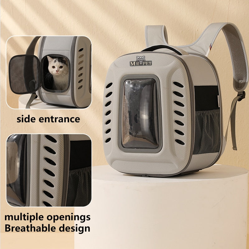 Brehn | Atmungsaktive Haustier Pod Tragetasche Rucksack