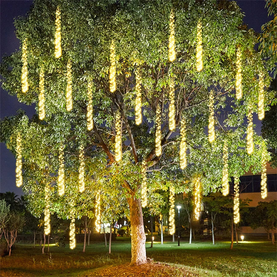 LED Funkelnde Lichterkette für Außen – Wetterfeste Weihnachtsdeko Lichter | Brehn