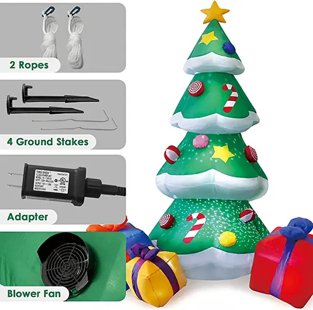 Brehn | Riesen aufblasbarer leuchtender Weihnachtsbaum