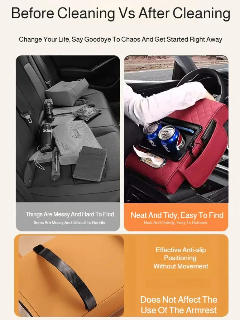 Auto Armlehnen Organizer 5-in-1 | Brehn