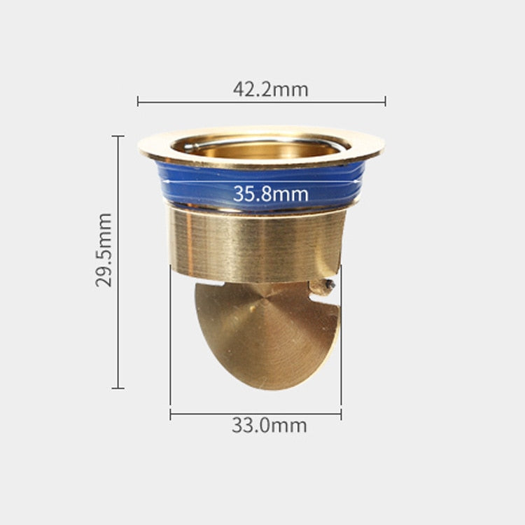 VIvolux | Abflussabweiser Anti-Geruch Sieb Filter
