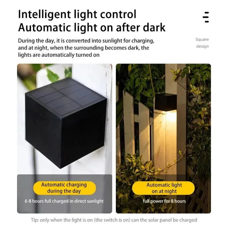 Solar LED Außenwandleuchte | Brehn