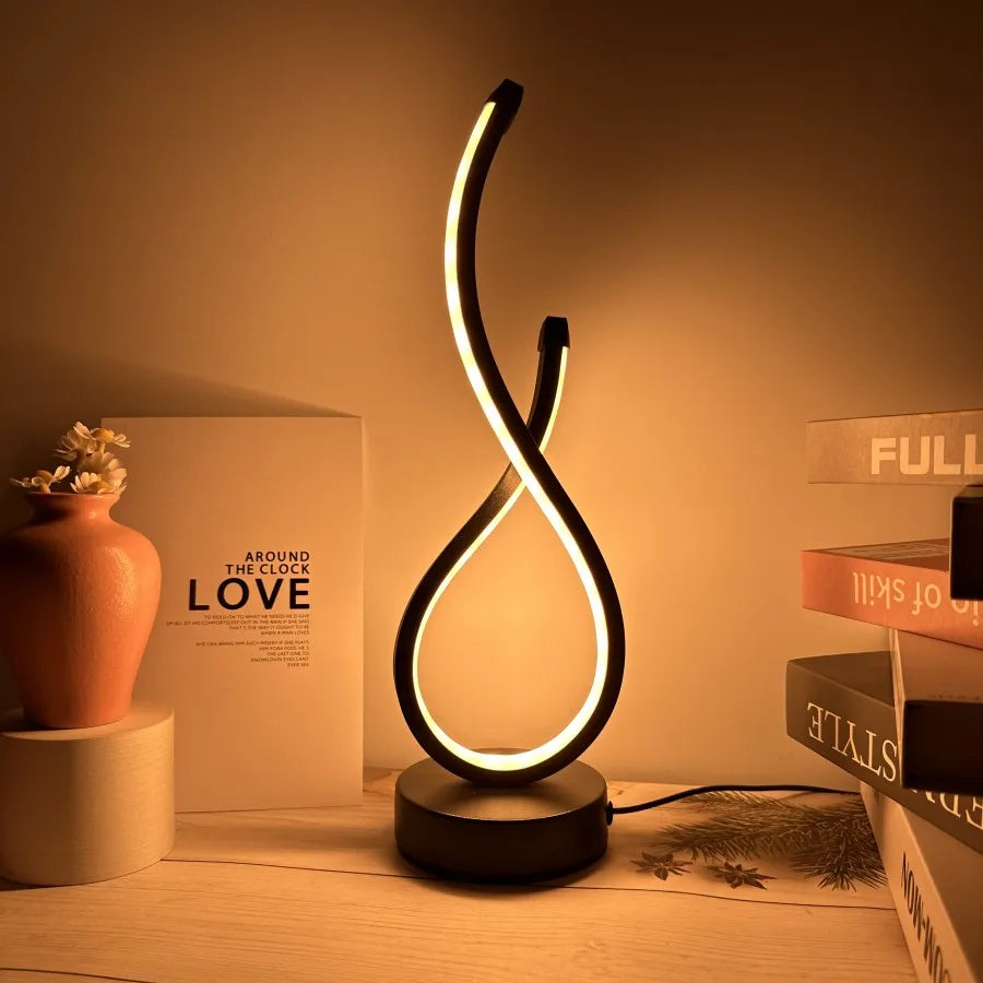 Brehn | Lumoara LED Tischlampe | Dimmbar | 3 Lichtfarben | Modernes Design