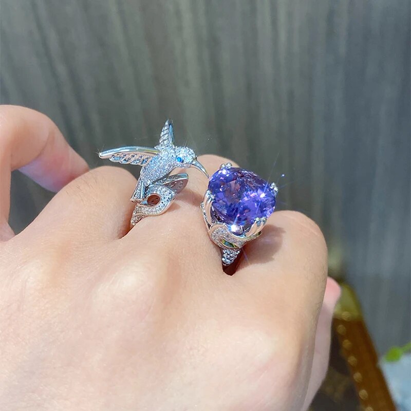 VIvolux | Majestic Hummingbird Edelsteinring