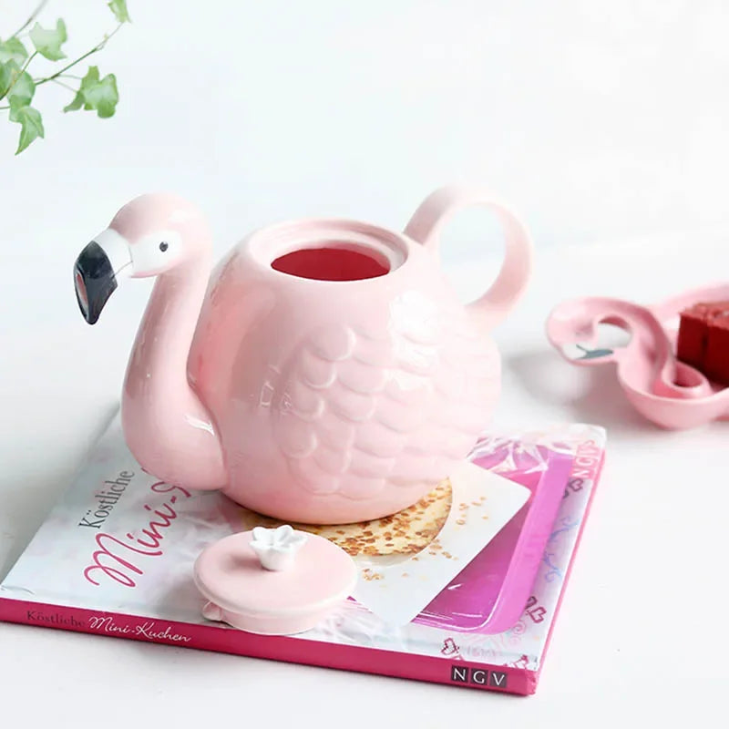 Brehn | Pink Flamingo Keramik Teeset