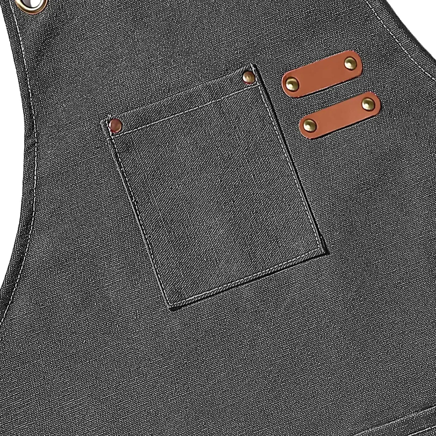 Canvas Schürze mit Taschen, verstellbar, Unisex | Brehn
