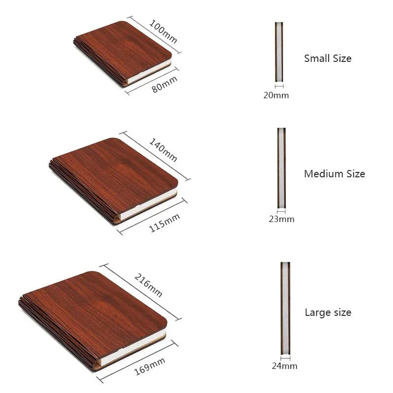 Brehn | BookGlow - Faltbare LED-Lampe - Tragbar und wiederaufladbar - Erhellen Sie Ihre Nächte!