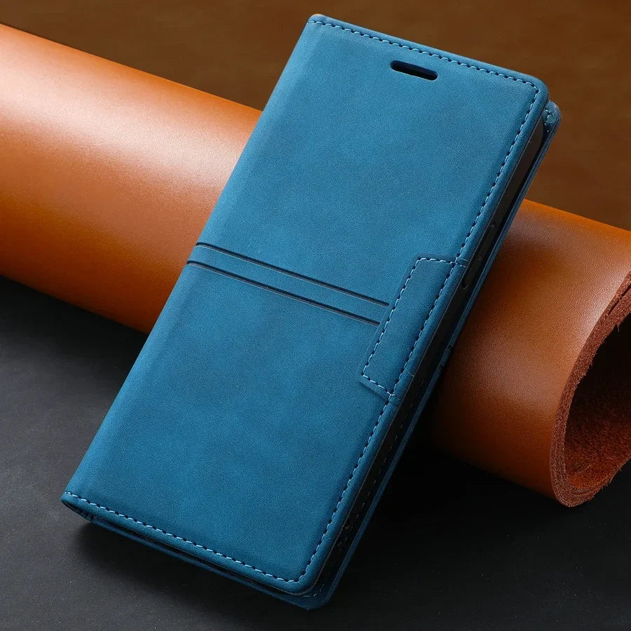 Brehn |  Leder Wallet Hülle Flip Case - Google Pixel