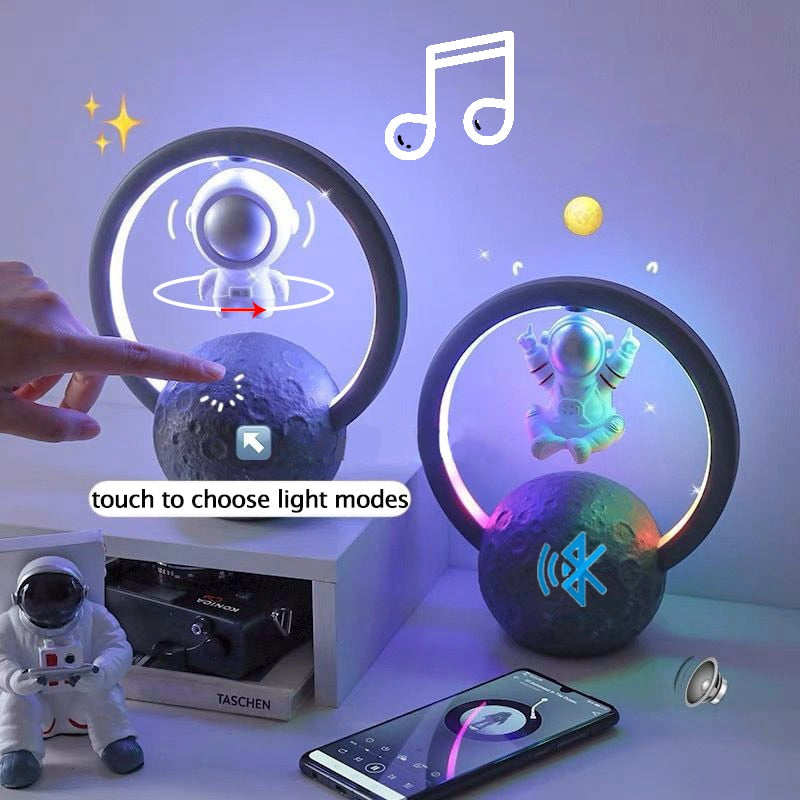 Schwebender Astronaut Brehnuetooth Lautsprecher Lampe