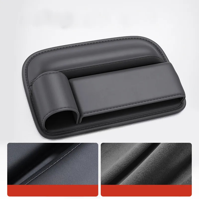 VIvolux | Universeller Ledersitzspalt-Becherhalter Auto-Organizer