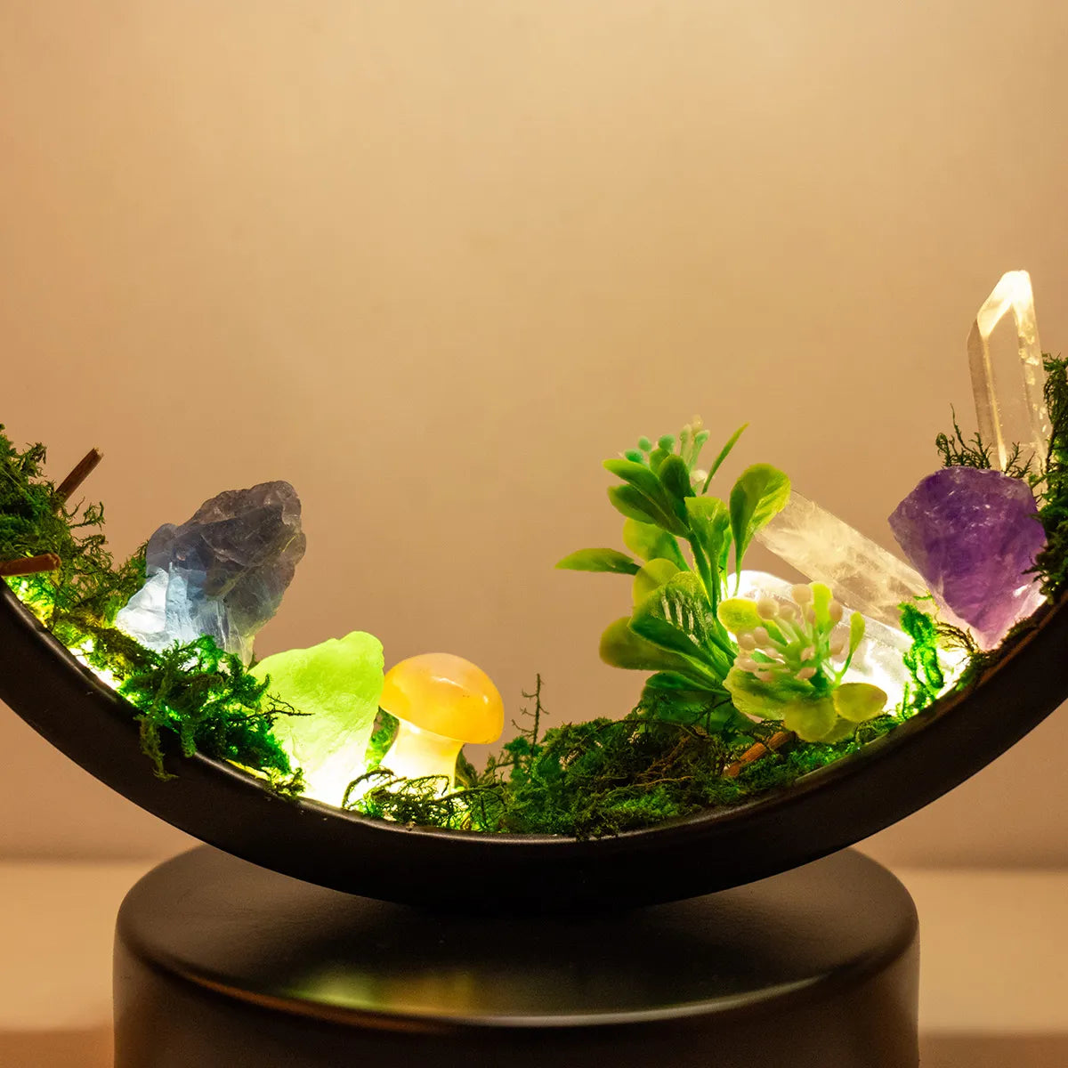 Natürliche Quarz Waldlampe | Brehn