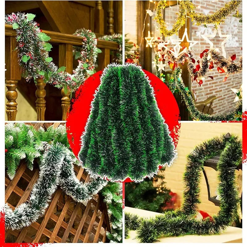 Weihnachtliche Deko Girlande – Künstliche Tannengirlande für Innen- und Außendekoration | Brehn