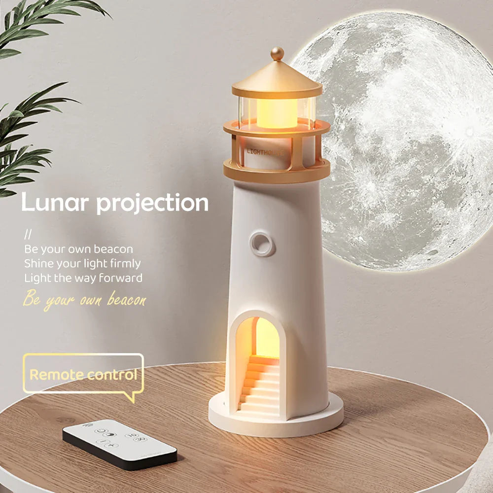 Lighthouse Ambientebeleuchtung Brehnuetooth Musik dimmbar Projektion | Brehn