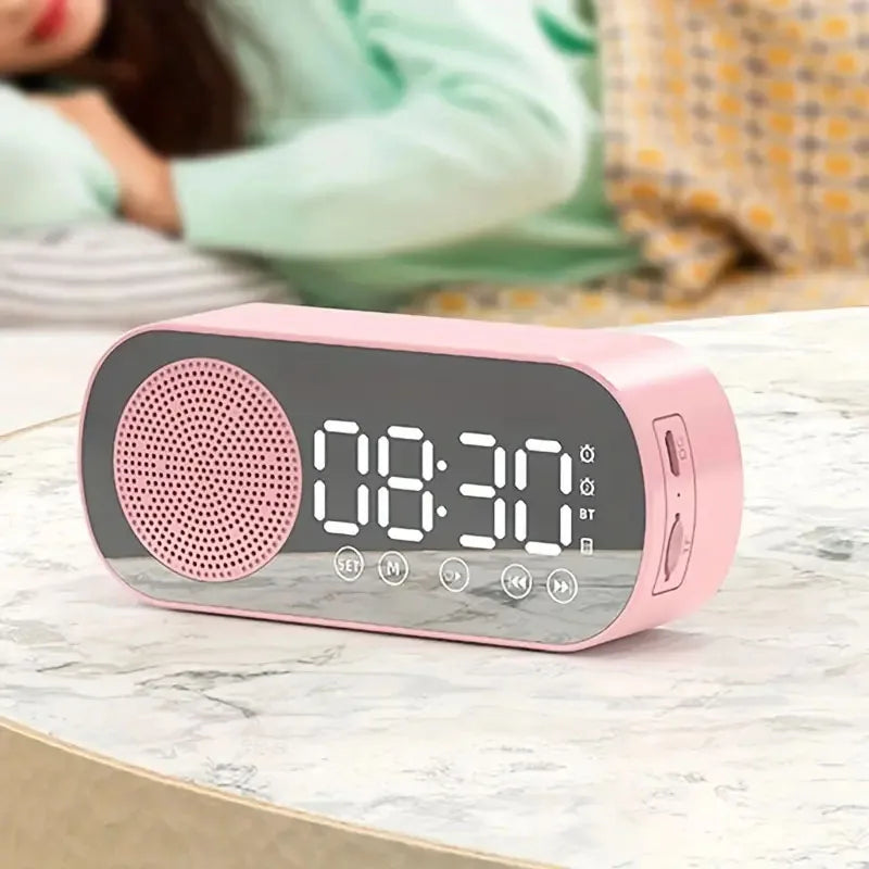 Brehn | Digitale Weckuhr mit Bluetooth-Lautsprecher & FM-Radio