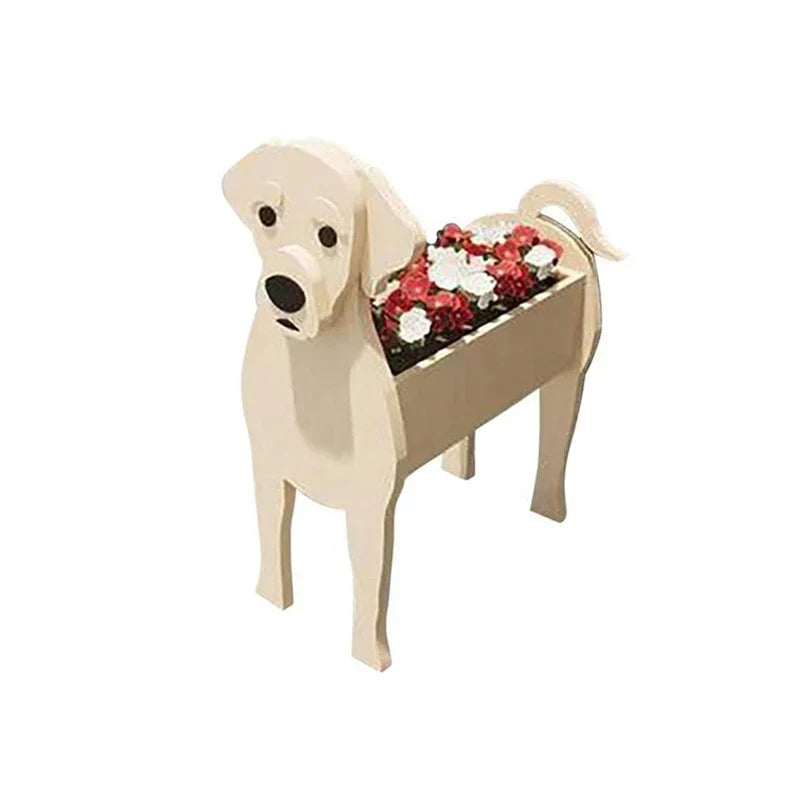 Blumentopf – Pfotenstark – Pflanzgefäß für Hunde – Verschiedene Rassen