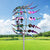 Brehn | Windmühle Spinner | Einzigartiges windbetriebenes Gartendekor aus Metall