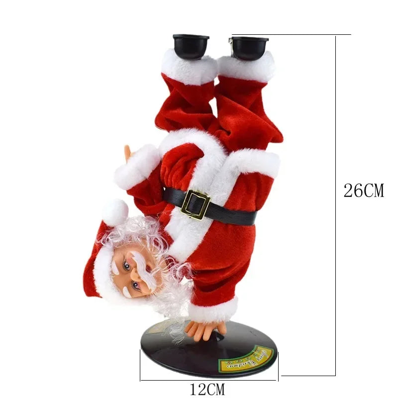 Brehn | Breakdance Weihnachtsmann Dynamische Weihnachtsfigur