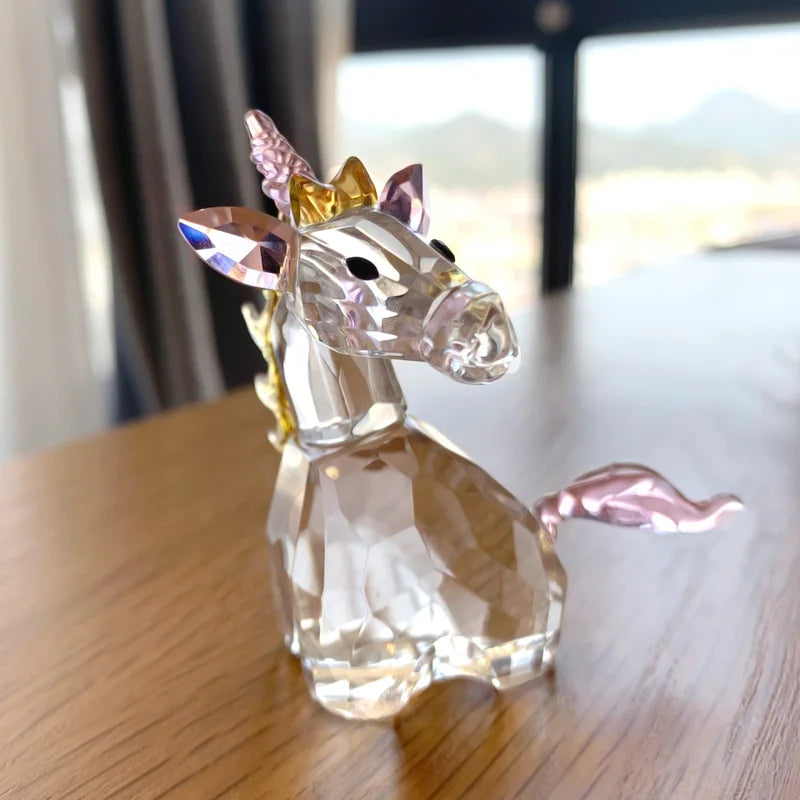 Superniedliche Tierkristallkugelfiguren