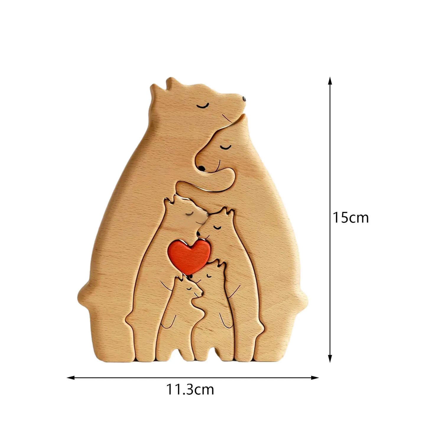 Loving Bears Ineinandergreifendes Puzzle Deko