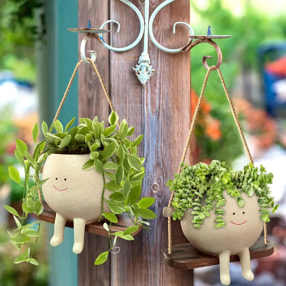 Swing Smiling Face Blumentopf | Brehn