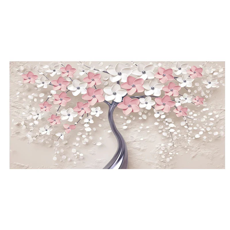 Abstract Floral Big Blossom Petal Tree Wandkunst Feine Kunst Leinwanddrucke Bild Für Wohnzimmer Schlafzimmer Salon Kunst Dekor | Brehn