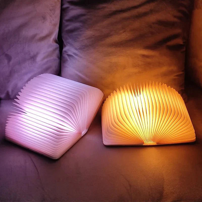 Brehn | BookGlow - Faltbare LED-Lampe - Tragbar und wiederaufladbar - Erhellen Sie Ihre Nächte!