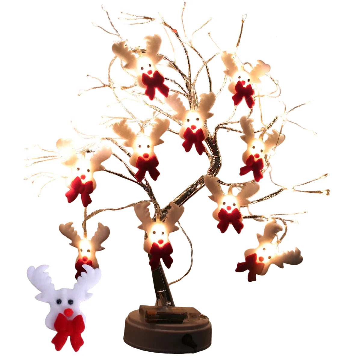 Brehn | FrostyGlow – Schneemann Weihnachtsbaumlichter und hängende Ornamente