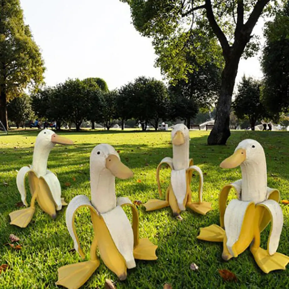 Brehn | Geschälte Bananen-Enten-Gesicht Garten Dekor