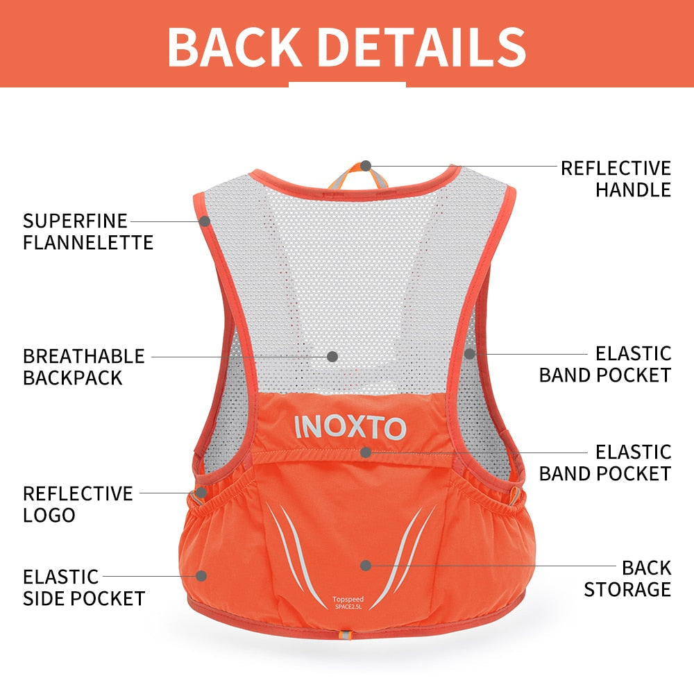 VIvolux | Hike Racer Atmungsaktive Weste Lauf Rucksack