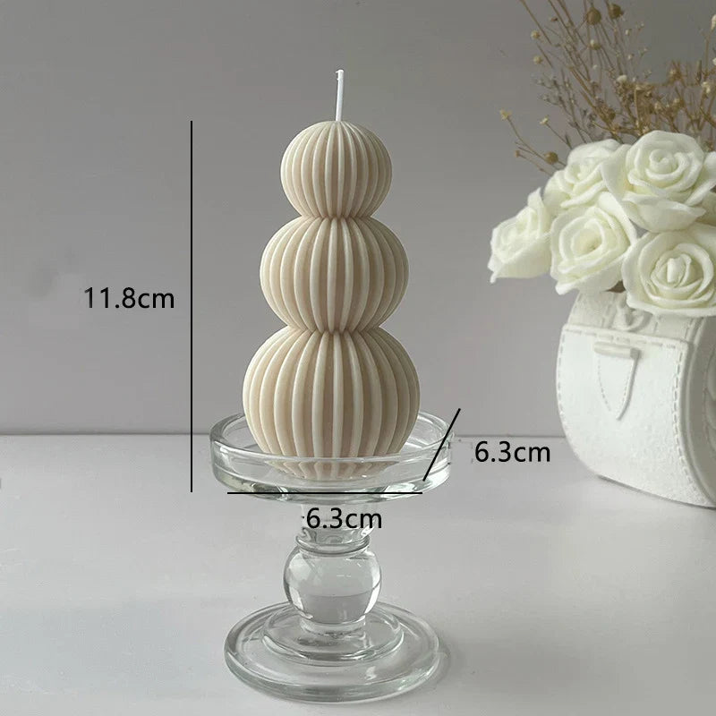 Brehn | Kreative Geometrische Duftkerze Golfball Design Dekoration