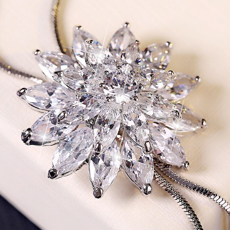 Brehn | Winter Sparkle Schneeflocken-Halskette