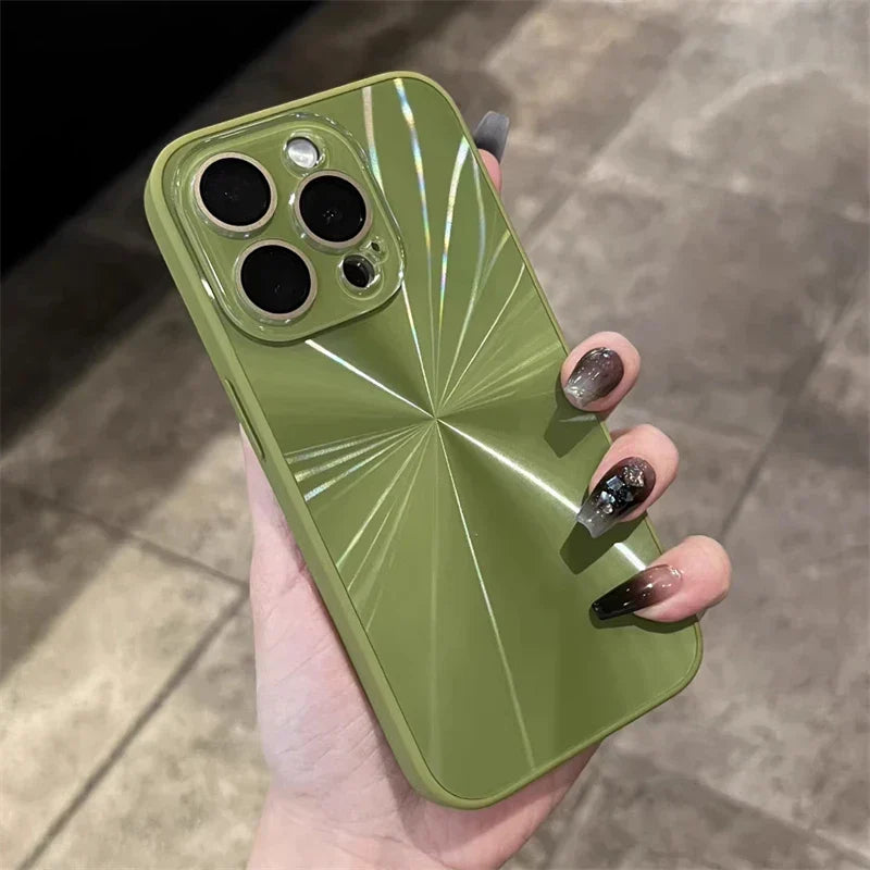 Brehn | Reflektierende Laser Aurora iPhone-Hülle