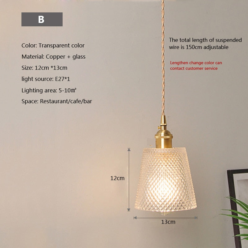 VIvolux | Nordic Brilliance Transparente Glas Pendelleuchte