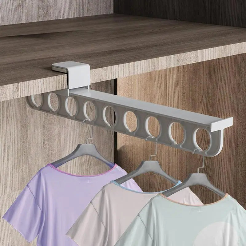Brehn | Rückziehbare Kleiderschienen Kleiderschrank Organizer Hänger