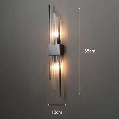 GoldenLuxe Elegante LED-Wandleuchte | Luxuriöses Design in Gold | Stilvolle Wandbeleuchtung