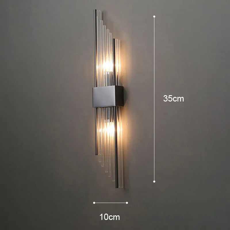 Brehn | GoldenLuxe Elegante LED-Wandleuchte | Luxuriöses Design in Gold | Stilvolle Wandbeleuchtung