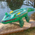Brehn | Floatoro Inflatable Krokodil Schwimmspielzeug für Kinder & Erwachsene | Schwimmspielzeug für Strand, Pool & Sommerparty | Langlebiges PVC-Wasserbett