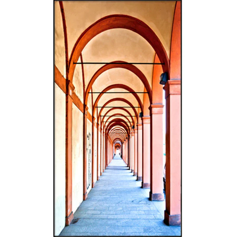 Moderne abstrakte minimalistische Bögen Architektur Wandkunst Fine Art Leinwanddrucke Bilder für Eingangsbereich Foyer Wohnzimmer Home Office Dekor | Brehn