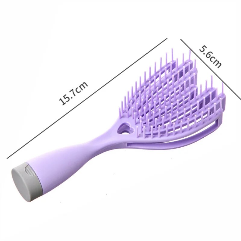 VIvolux | Soft Touch Kopfhautmassage Haar Styler Bürste