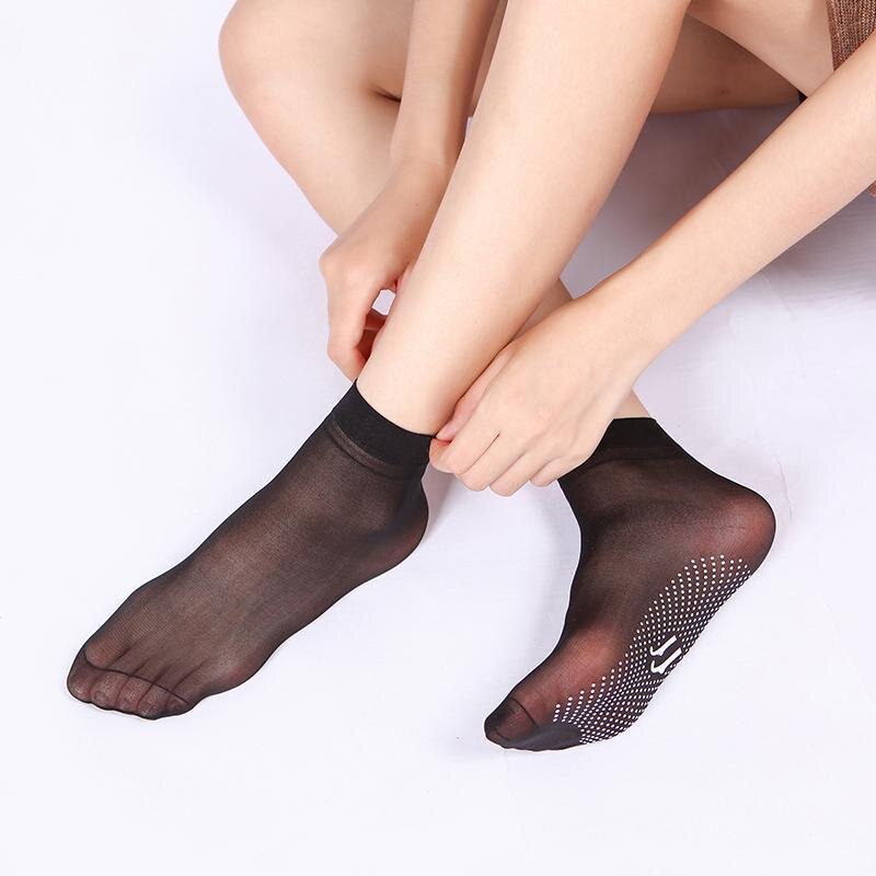 VIvolux | Sommer Typ Atmungsaktive Ultra-dünne Seiden Damen Socken