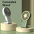 Neuer faltbarer USB wiederaufladbarer Mini-Ventilator | Handventilator für den Schreibtisch mit Cartoon-Design & Haken für Outdoor-, Heim- & Bürogebrauch | Brehn