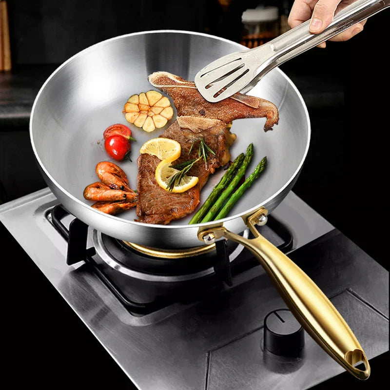 ChefSteel – Professionele RVS Koekenpan voor Gas & Inductie | Brehn
