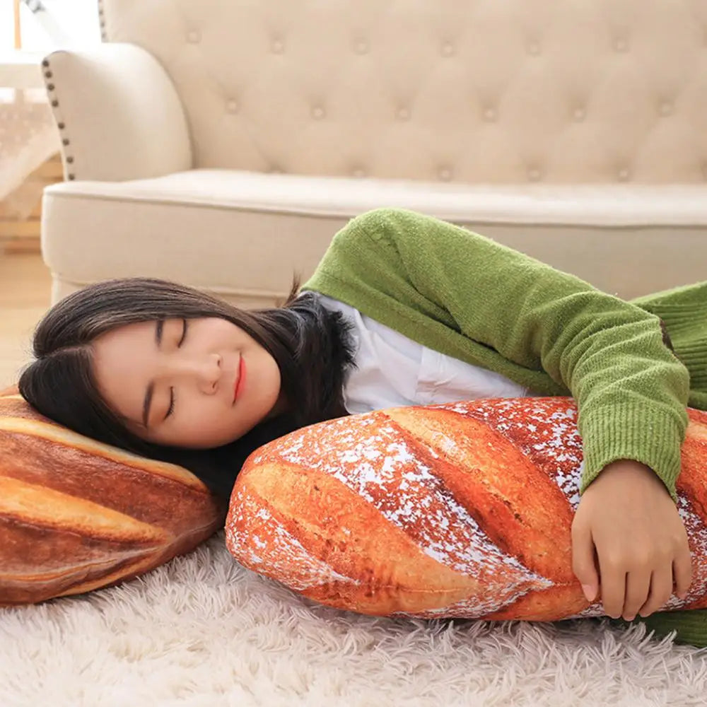 Großes Brot Soft WashaBrehne Plüschkissen