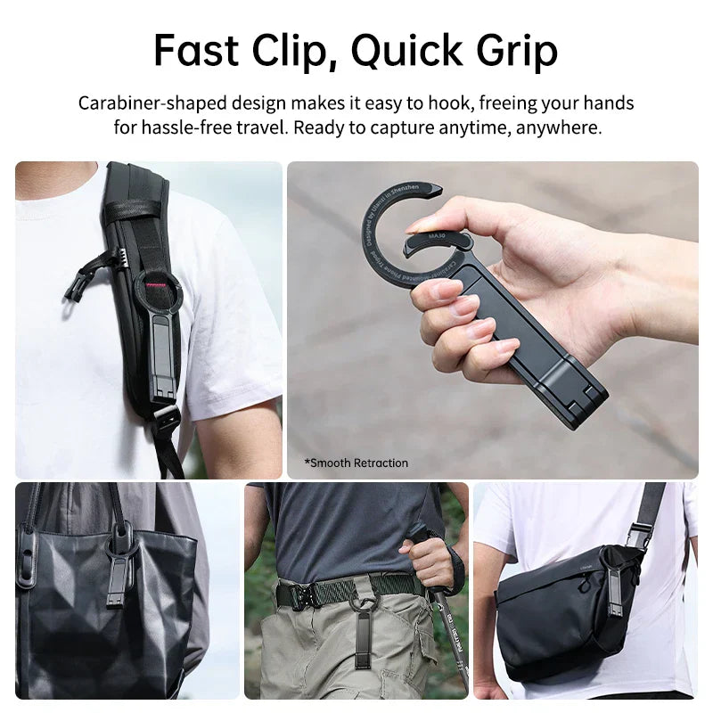 Brehn | Tasche-Größe Clip-On Magnetisch Faltbar Stativ