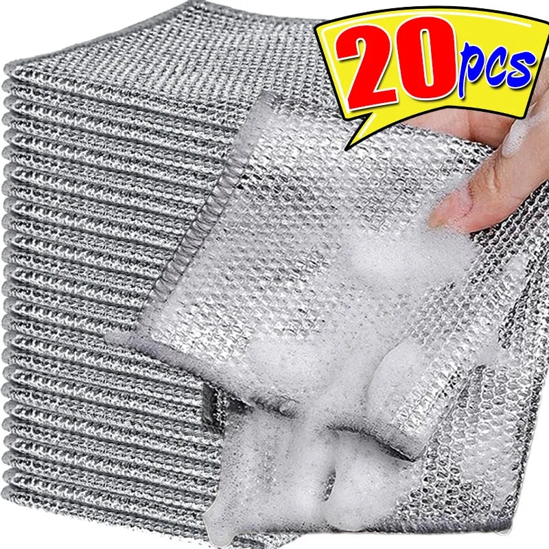 Brehn | Silberdraht doppelseitiges ultra-absorbierendes Design-Reinigungstuch