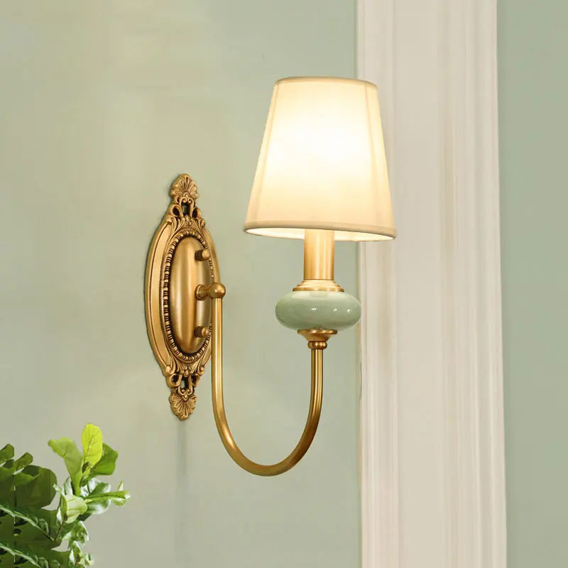 Brehn | Vintage Retro Wandlampe Kupfer