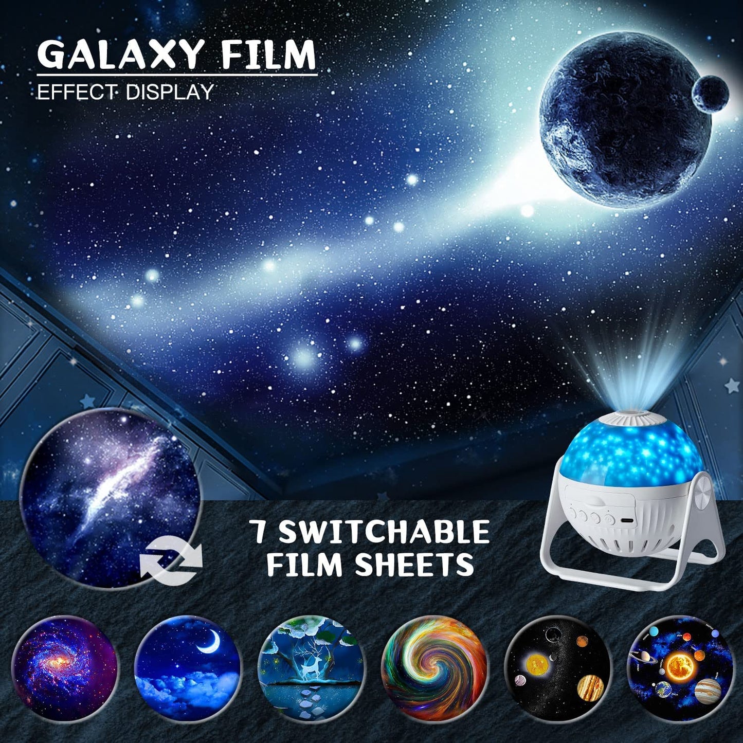 Brehn | Galaxy Nachttischlampe