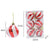 Elegante Schneeflocken Weihnachtskugeln Set – Hochwertige Christbaumkugeln in Rot, Weiß und Gold, perfekt für festliche Baumdeko zu Weihnachten | Brehn